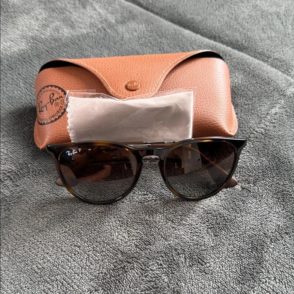 Ray-Ban Erika Classic - Tortoise Frame with Brown Lenses